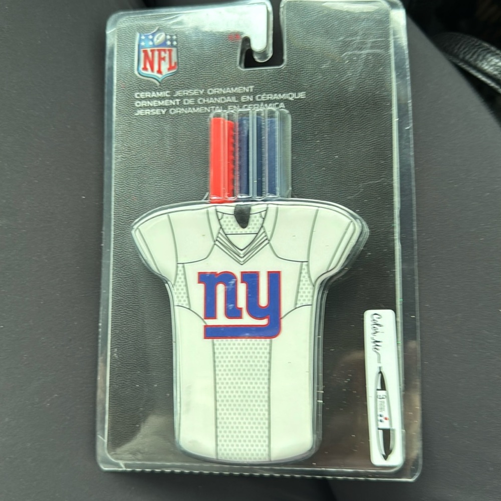New York Giants NFL jersey ornament